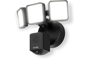 WYZE Floodlight Camera Pro, PCMag Editors' Choice 3000-Lumen LEDs, 2.5K HD Outdoor Security Camera, 180° Wide View, Color Night Vision, Works with Alexa & Google, Wired. Free Expert Setup