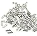 Rockin Beads 95 Milti 2 Strand Spacer Beads 3x10mm Fits 4-6mm Beads Antiqued Silver Cast Zinc Metal Beads