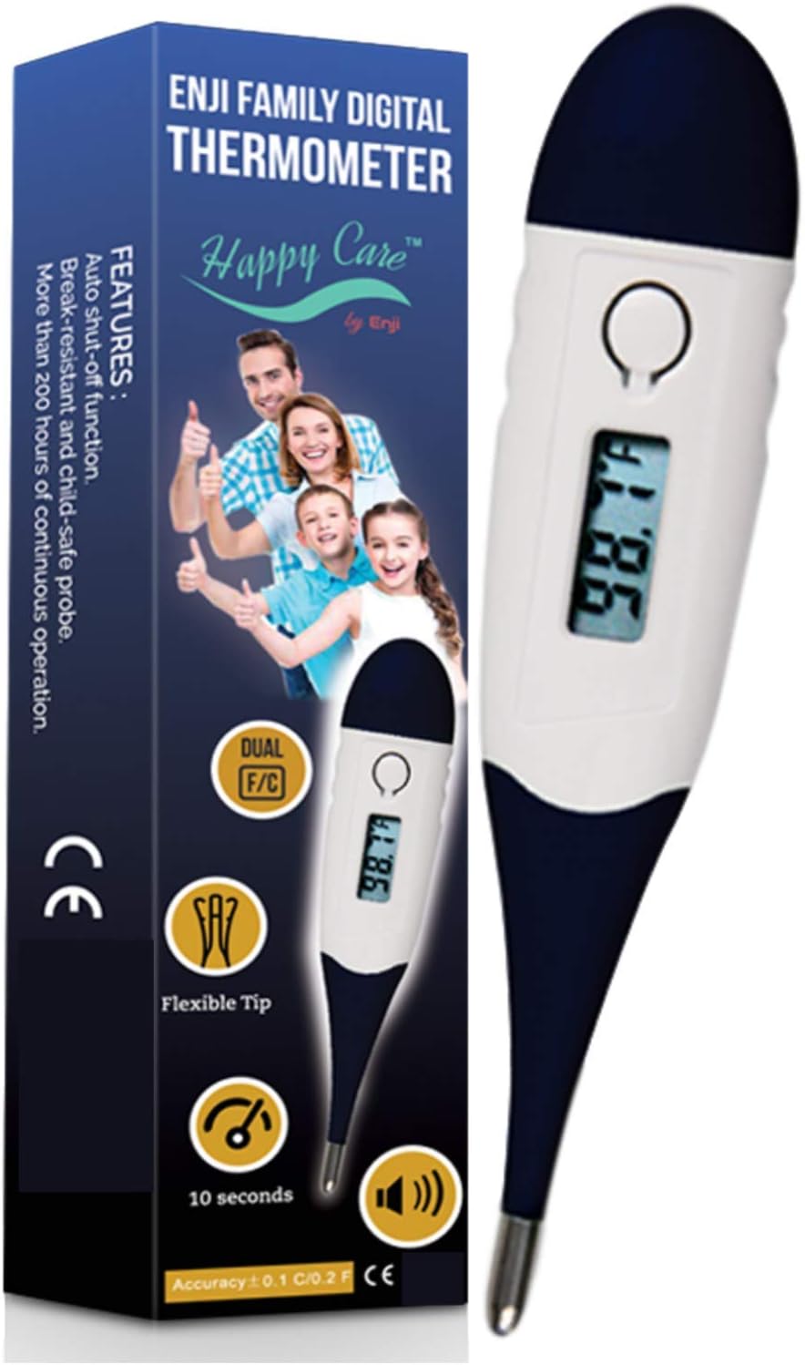 [Updated 2020 Model] Thermometer | Thermometer for Adults | Oral Thermometer | Thermometer for Fever | themometers for Adults | Quick 10-30 Sec Oral Rectal Armpit Underarm Baby Infant Kid Babies Pet: Health & Personal Care