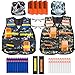USA Toyz Compatible Nerf Vest Set – 50pc Nerf Party Supplies, Accessories and Games for Kids and Adults, 2 Vests for Nerf Darts and Guns for Boys and Girls