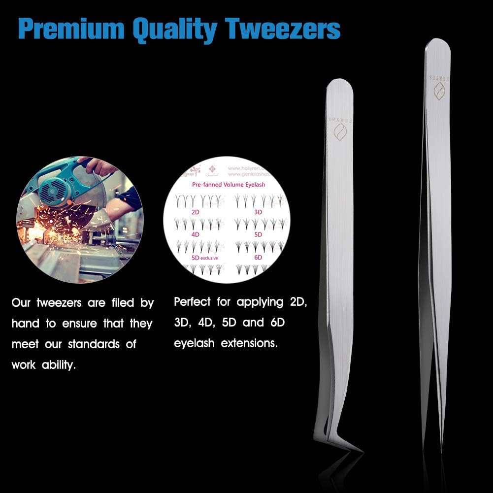 FERYES Lash Extension Tweezers - Image 4