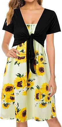 sundress with cardigan