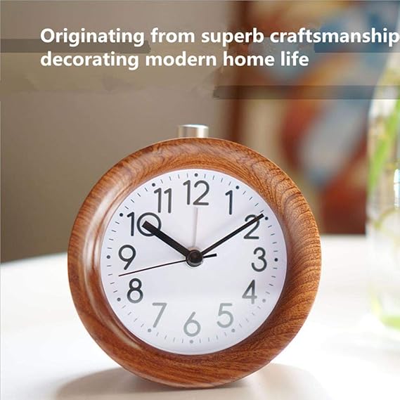 Reloj de cocina, reloj de pared, color marrón: Amazon.es: Hogar