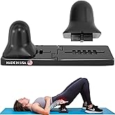 Thrival Ballhead - Fully Adjustable Psoas Muscle Release Tool for Hip Flexor, Back, Glute, Iliacus, and Neck Pain - Lower Back Pain Relief, Trigger Point and Myofascial Release Tool - Carbon Black