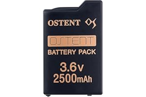 OSTENT Real 2500mAh 3.6V Lithium Ion Li-ion Polymer Rechargeable Battery Pack Replacement for Sony PSP 1000 Console PSP-360