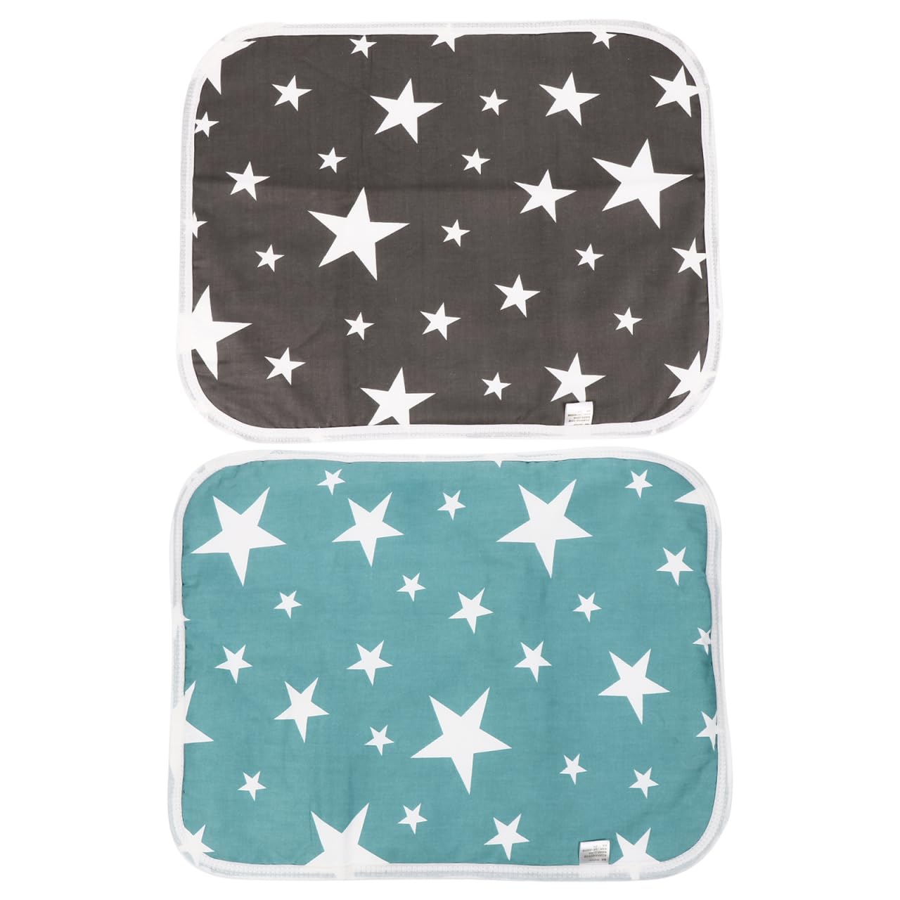 POPETPOP 2 Pieces Guinea Pig Pee Pads, Guinea Pig Fleece Bedding Absorbent Washable Reusable Training Pads Rabbit Cage Liners for Small Animals Hamsters Bunnies, 17.7 x 13.7 Inch