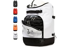 MARITTON Ski Boot Bag - Ski Boots and Snowboard Boots Travel Backpack for Ski Helmet, Goggles, Gloves, Skis, Snowboard & Accessories.