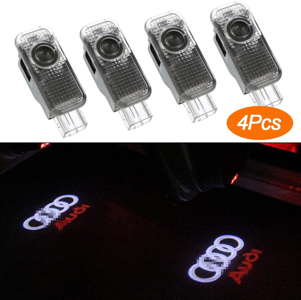 Zobir Autotür Logo Licht, 4 Pack LED Auto Projektor Logo Ghost Shadow licht türbeleuchtung Zobir Autotür Logo Licht, 4 Pack LED Auto Projektor Logo Ghost Shadow licht türbeleuchtung