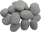 Stove Wizard Duck Egg Ceramic Fire Pebbles 18 Pack Realistic Heat Resistant view 7