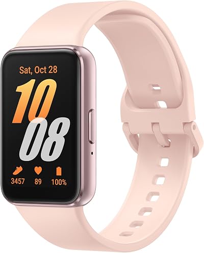 Samsung Galaxy Fit3 Smart Watch Fitness Tracker Pink Gold UK Version 3 Year
