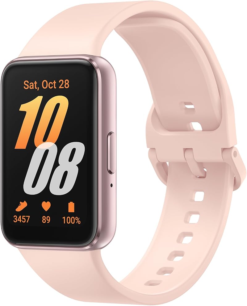 Samsung Galaxy Fit3 Smart Watch Fitness Tracker Pink Gold UK Version 3 Year
