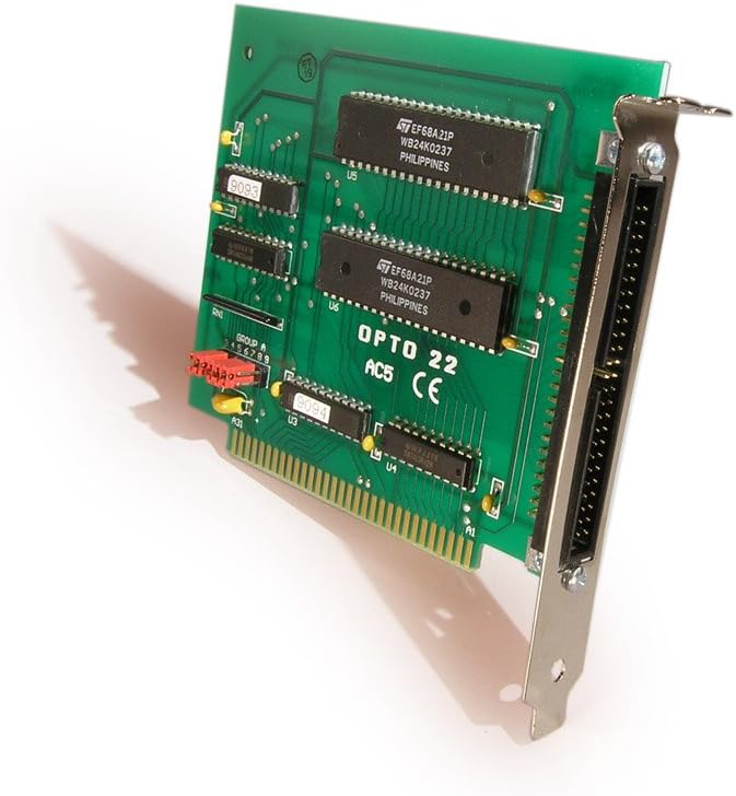Opto 22 AC5 ISA Bus To Card Edge I/O Rack with 6' Cable, 5.0 VDC at 600 mA