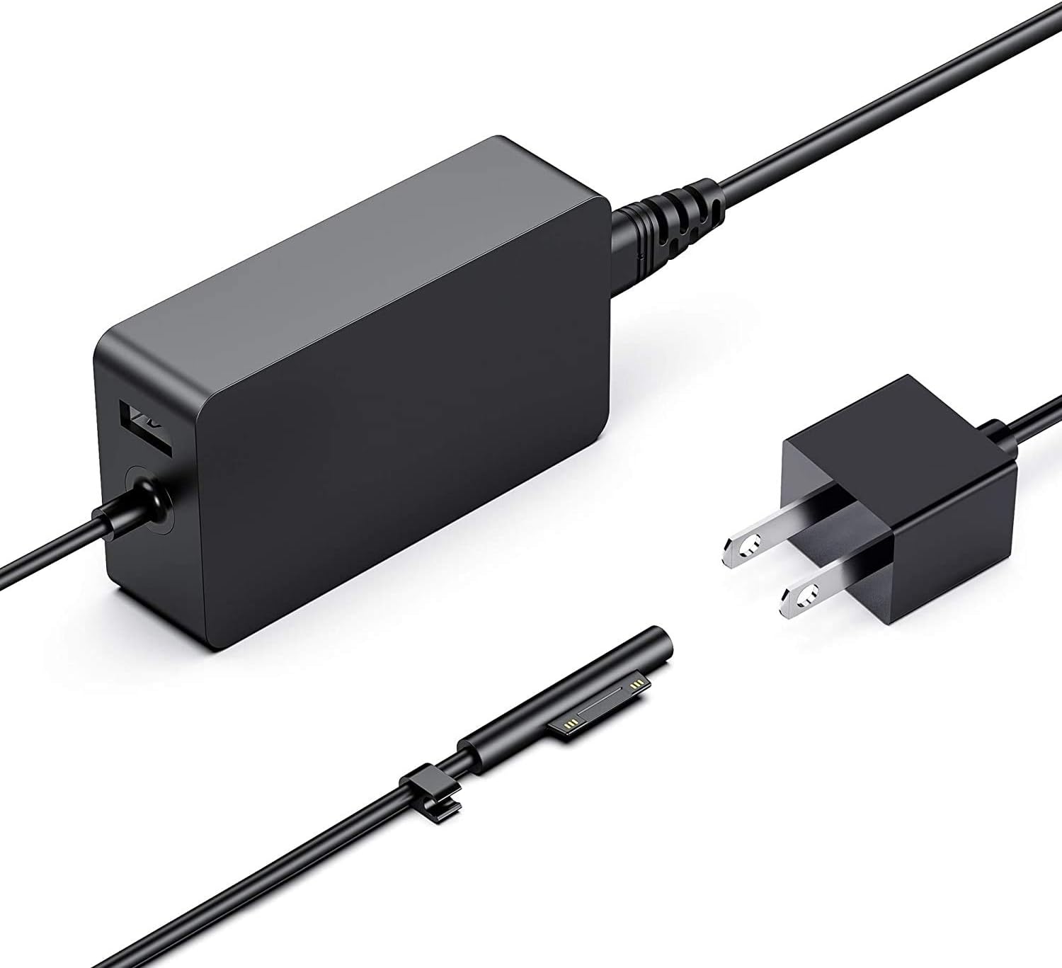 [Latest 2020] Surface Pro Charger 65W, Compatible with Surface Pro 3/4/5/6/7 Power Supply Adapter, Compatible for Both Microsoft Surface Book Laptop/Tablet, Works with 65W&44W&36W&24W