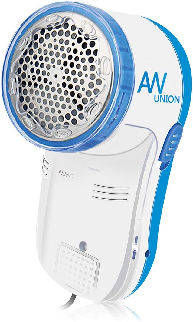 AW Union Lint Remover Fabric Shaver, USB Powered Corded Electric Sweater Shaver, Efficiently Remove Fluff Lint Pill and Bubble for Clothing, Clothes, Furniture (1.2m/4ft Wire)