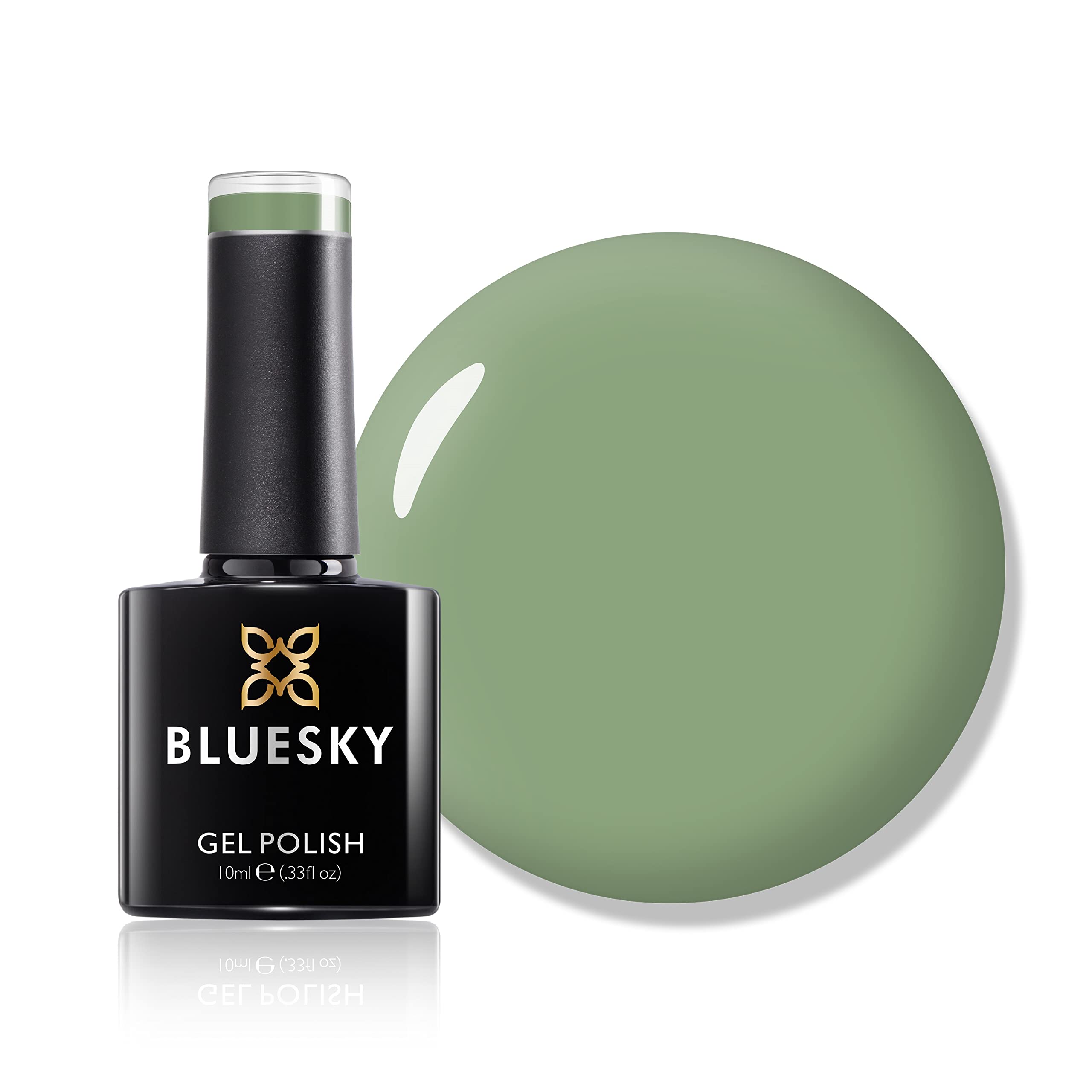 Bluesky Gel Nail Polish, SS22, Spring 2022, Get A Break SS2211, Khaki Green, Long Lasting, Chip Resistant, 10ml (Requires Drying Under UV or LED Lamp)
