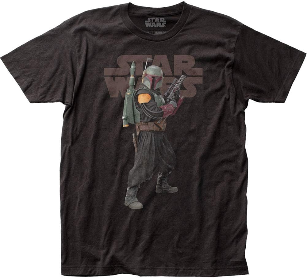 The Mandalorian Boba Fett Fitted Jersey tee Amazon.ca Clothing