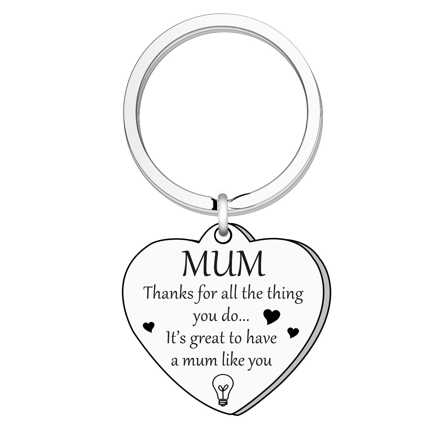 STYFA Mum Gifts Mum Keyring Gifts From Son/Daughter Birthday Christmas Mothers Day Presents