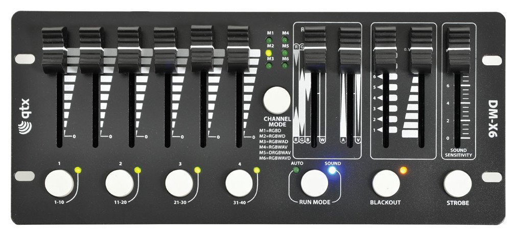 qtx Dm-X6 Mini Dmx Par Controller