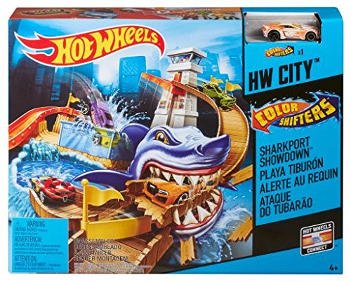 Hot Wheels Color Shifters Sharkport Showdown Trackset