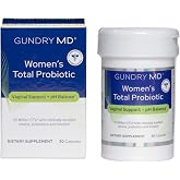 Gundry MD&reg; Women's Total Probiotic with Inositol, 30 Capsules | Made with Women in Mind, Urinary Tract &amp; Vaginal Support, Leaky Gut, Digestive Health, Horomone Support, No Animal Products