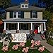 VictoryStore Yard Sign Outdoor Lawn Decorations: Birthday Yard Cards, “Old As Dirt But Still Kicking” Happy Birthday Yard Decoration with Short Stakes