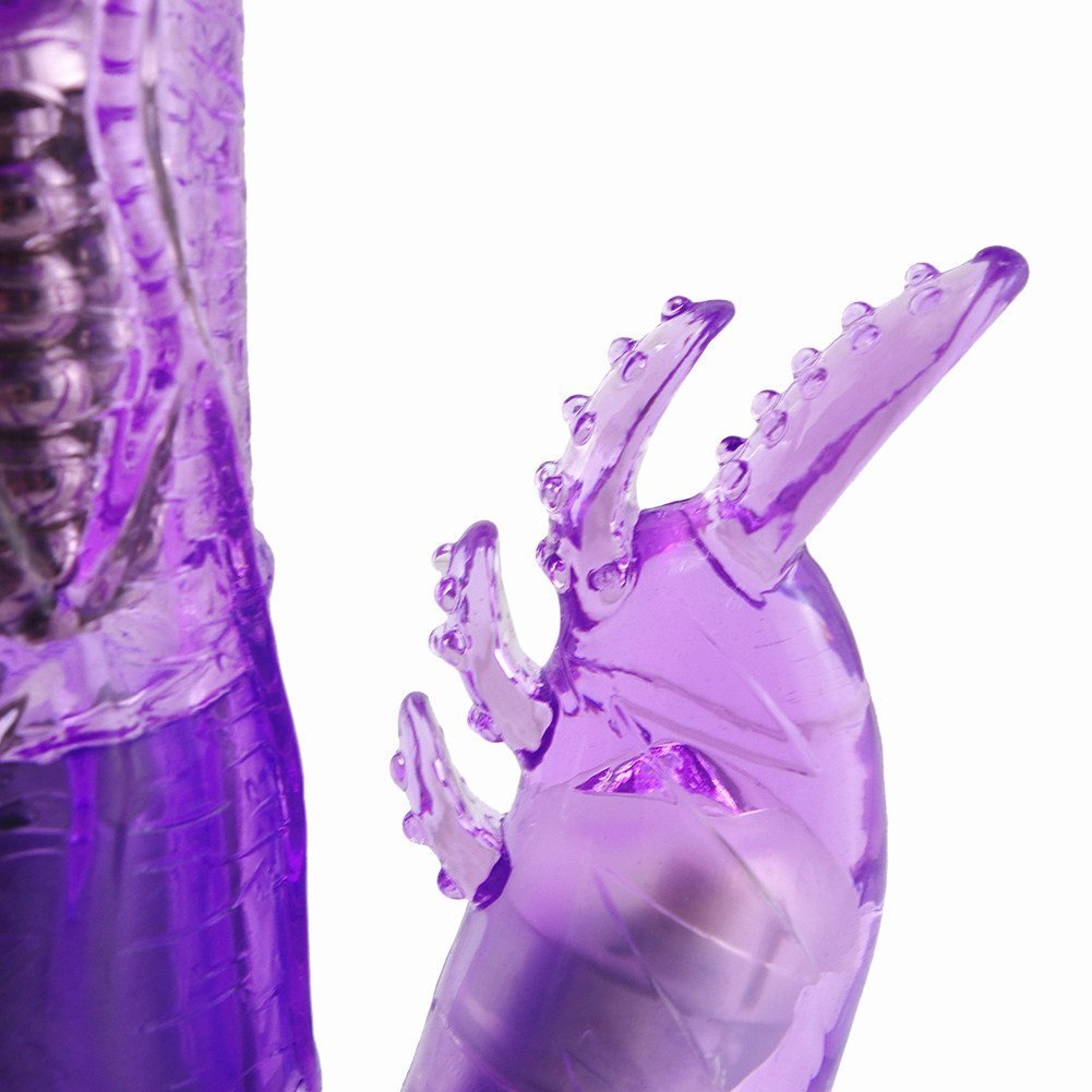 Bombex Temptation Collection 3 - Pronged Clit Stimulator Clitoral G Spot Vibrator Sex Toy for Women- Beginner's Vibe,Adult Products,Pink or Purple,Random Color