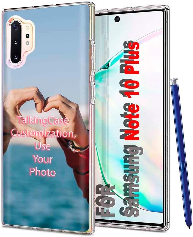 TalkingCase Personalize Custom Clear Thin Gel Phone Case for Samsung Galaxy Note 9,Image Picture,Light Weight,Ultra Flexible,Soft Touch,Anti-Scratch,Designed in USA