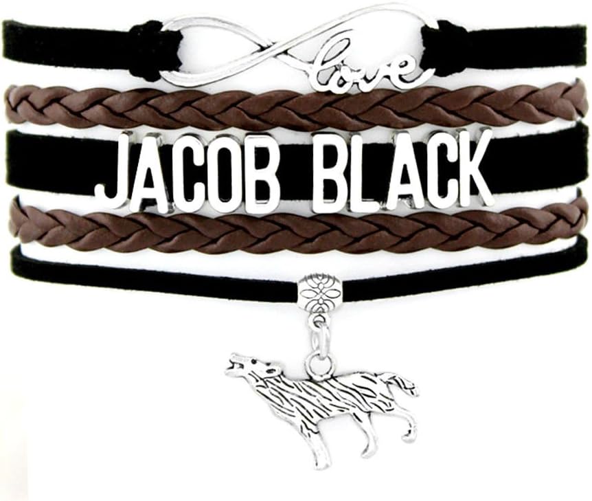 Jacob Black - Twilight Series Inspired - Up to 8.5 Inch - Infinity Love Bracelet