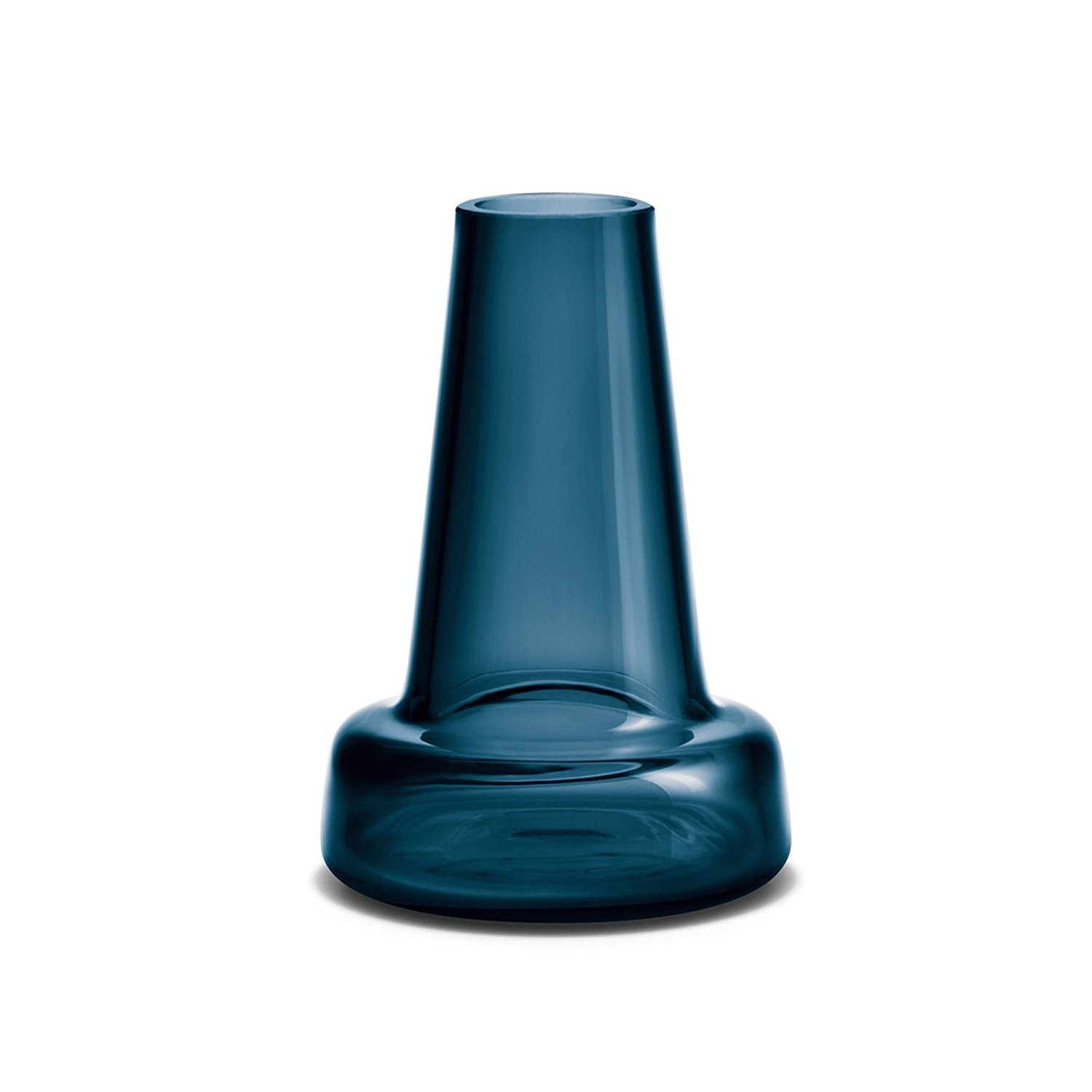 Holmegaard Vase 9x9x13.2 blue