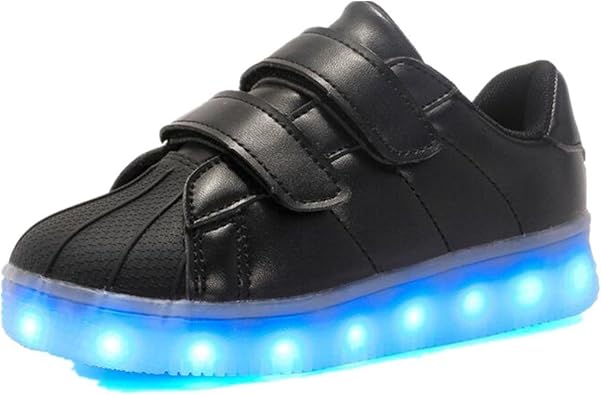 colores usb recargable zapatillas luz