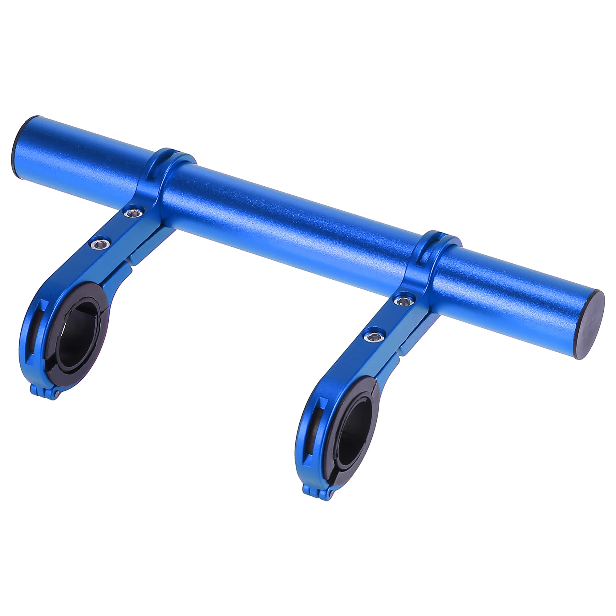 X AUTOHAUX Aluminum Alloy 20cm Blue Bike Handlebar Extender Extension