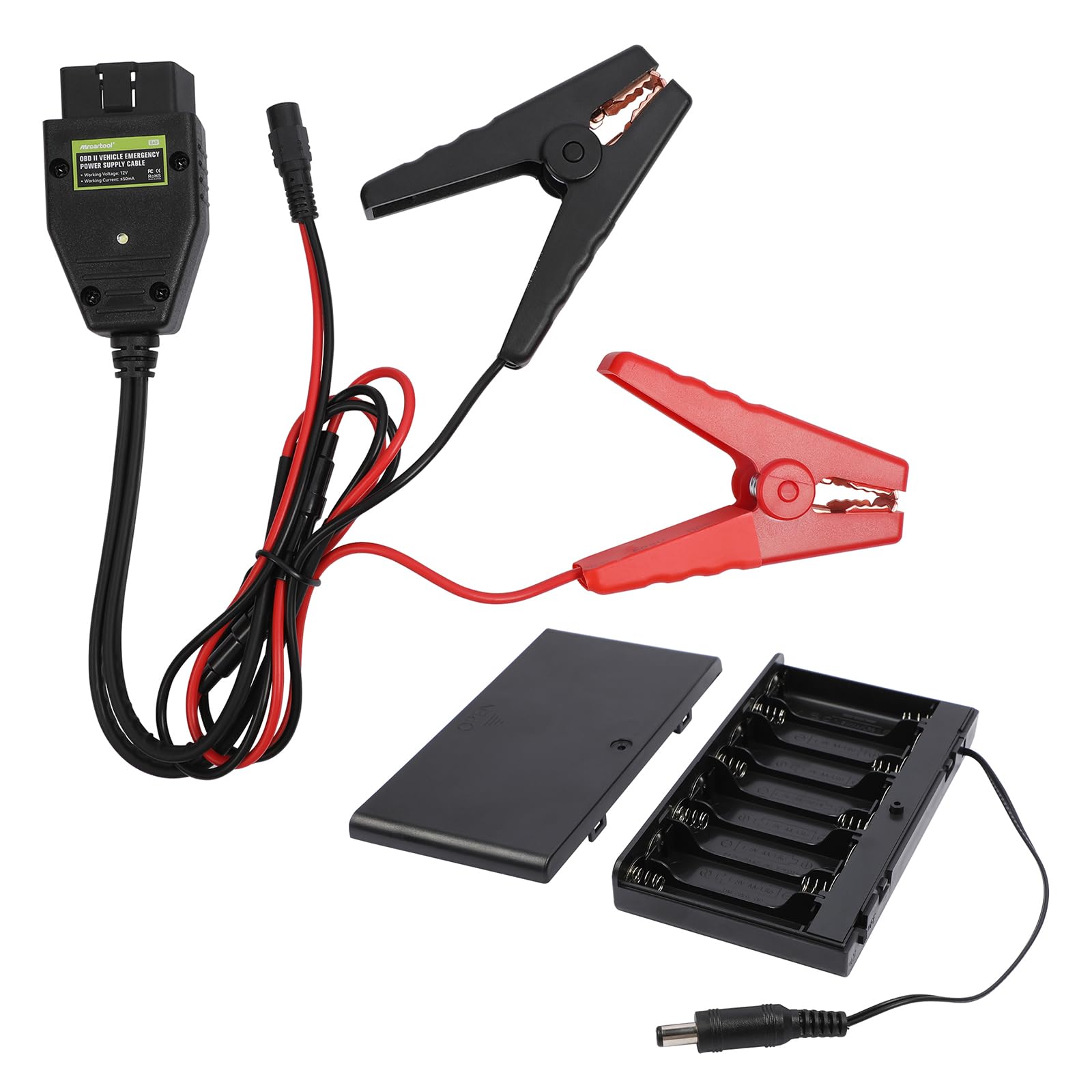 Emergency Power Cable, OBD II Vehicle