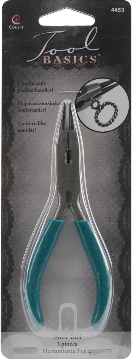 Cousin Corporation Tool Basics 3-In-1 Pliers-3"