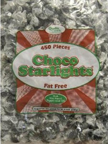 CHOCO STARLIGHTS – CHOCOLATE STARLIGHT MINTS 1 POUND (16 OZ)