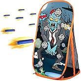 Quanquer Shooting Games Targets Compatible with Toy Foam Blaster Balls Popper, Ideal Festival Birthday Toys for Boys Indoor Outdoor Backyard Kids Shooting Practice