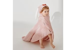 bc babycare Baby Towels for Newborn Essential, Soft Hooded Baby Towels Boy &Girl, Cute Infant Baby Bath Towel Ultra Absorbent, Baby Blanket,Playing Map, Large Size 41.3 X 41.3 Inch…