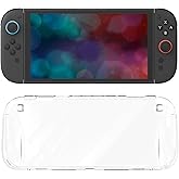 GeekShare Clear Case Compatible with Nintendo Switch 2, TPU Grip Protective Cover for Switch 2025 Console and Joy Cons