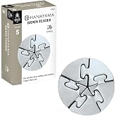 Hanayama Spiral Cast Metal Brain Teaser, Level 5, Ages 12+ | Hanayama Spiral Cast Metal Brain Teaser Puzzle, Mensa Rated Level 5, Metal Disentanglement Puzzle, Ages 12+