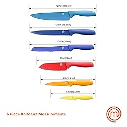 MasterChef Kitchen Knife Set with Covers