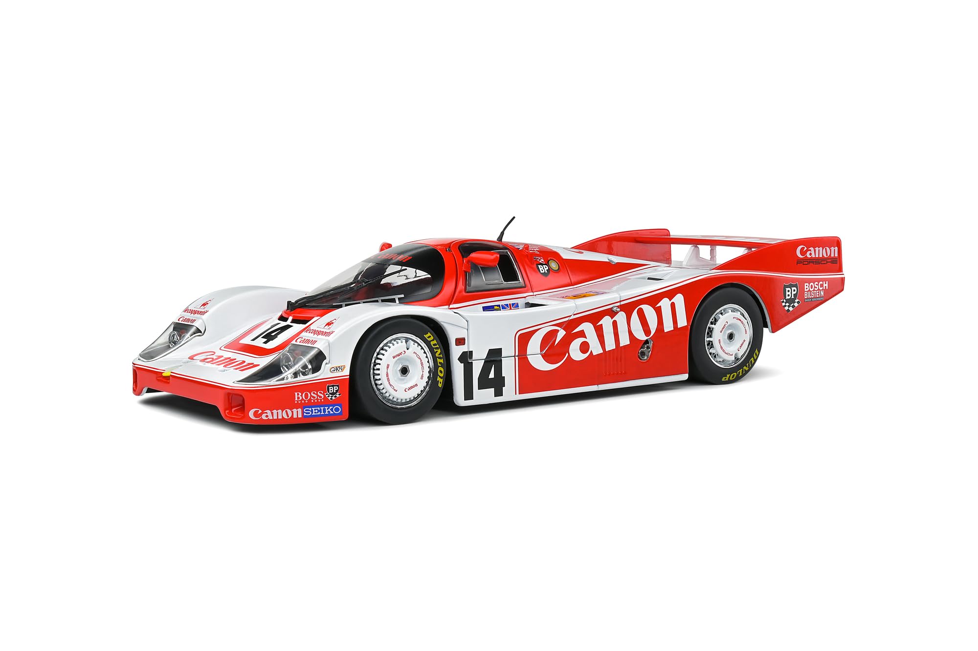 MODELLINO IN SCALA COMPATIBILE CON PORSCHE 956 TURBO N.14 24h LE MANS 1983 J.PALMER/R.LLOYD 1:18 SOLIDO SL1805506