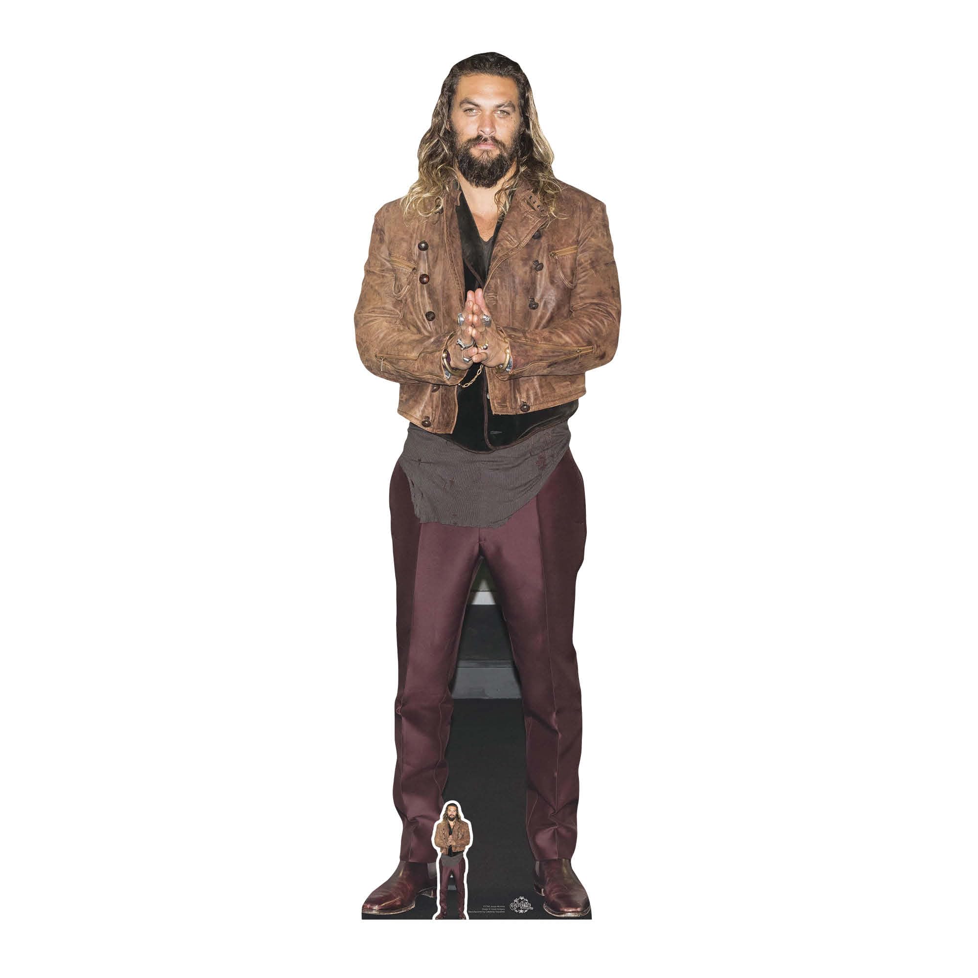 Star Cutouts Ltd CS744 Jason Momoa Lifesize Cardboard Cutout With Free Mini Table Top Cut Out