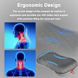 flintronic Camping Pillows Inflatable Travel Pillow Neck Ergonomic 46x31x11 cm view 5