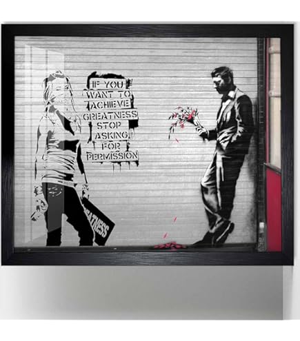 Amazon.com: CINEMAFLIX Banksy - I Want Change - POSTER 16x20