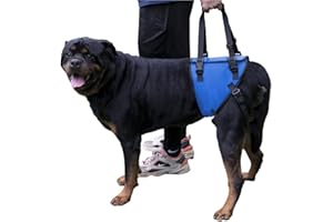 ZDBFU Dog Lift Harness, Dog Sling for Large Dogs Hind Leg Support, Adjustable Soft Padded Rehab Harness for Weak Rear Legs Elderly Injured Disabled Arthritic Dogs