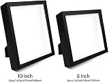 sunmeg 3D Shadow Box 8x10 Wooden Deep Frame with Glass DIY Letters Includes view 8