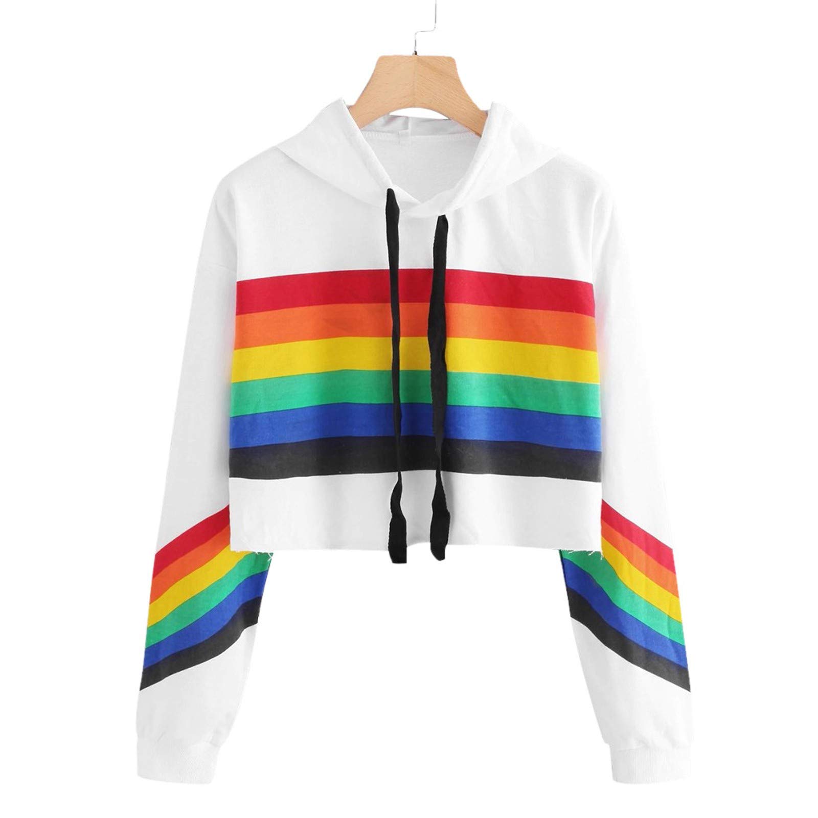 rainbow hoodies for girls