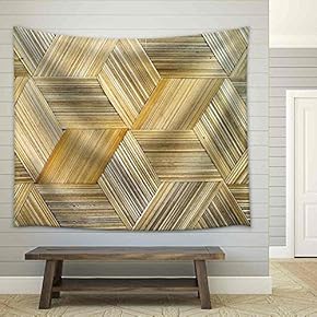Close Up of Bamboo Texture - Fabric Wall Tapestry Home Decor - 51x60 inches