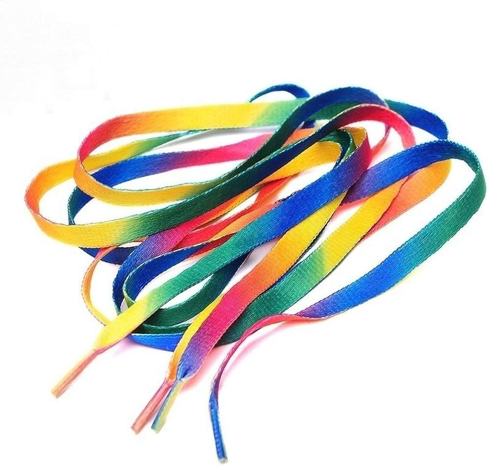 Rainbow Shoelaces Skater Striped Shoelaces Sneakers laces