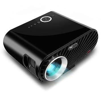 Pyle Compact Color Pro Digital Projector, Hd 1080P Support, Built-in Speakers, Hdmi USB Vga