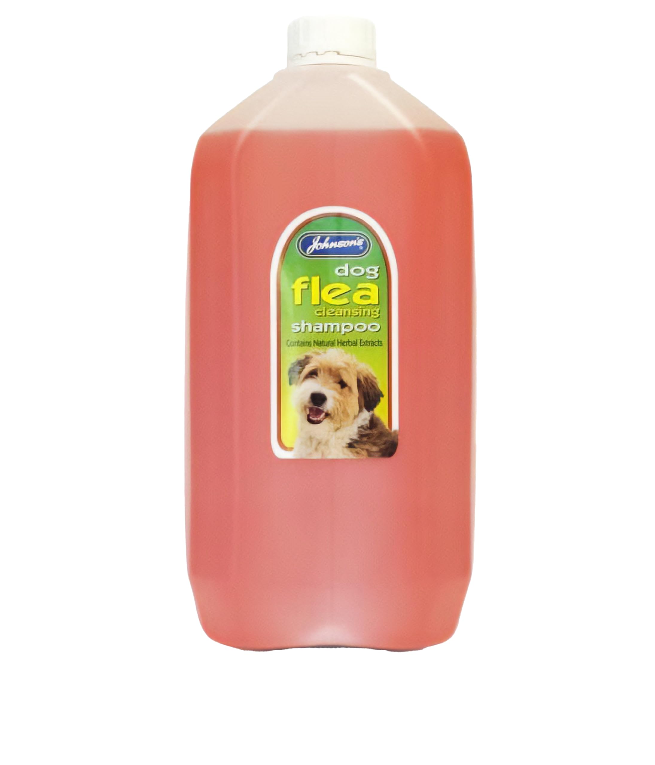 Johnsons Dog Flea Cleansing Shampoo - 5 ltr, WHITE